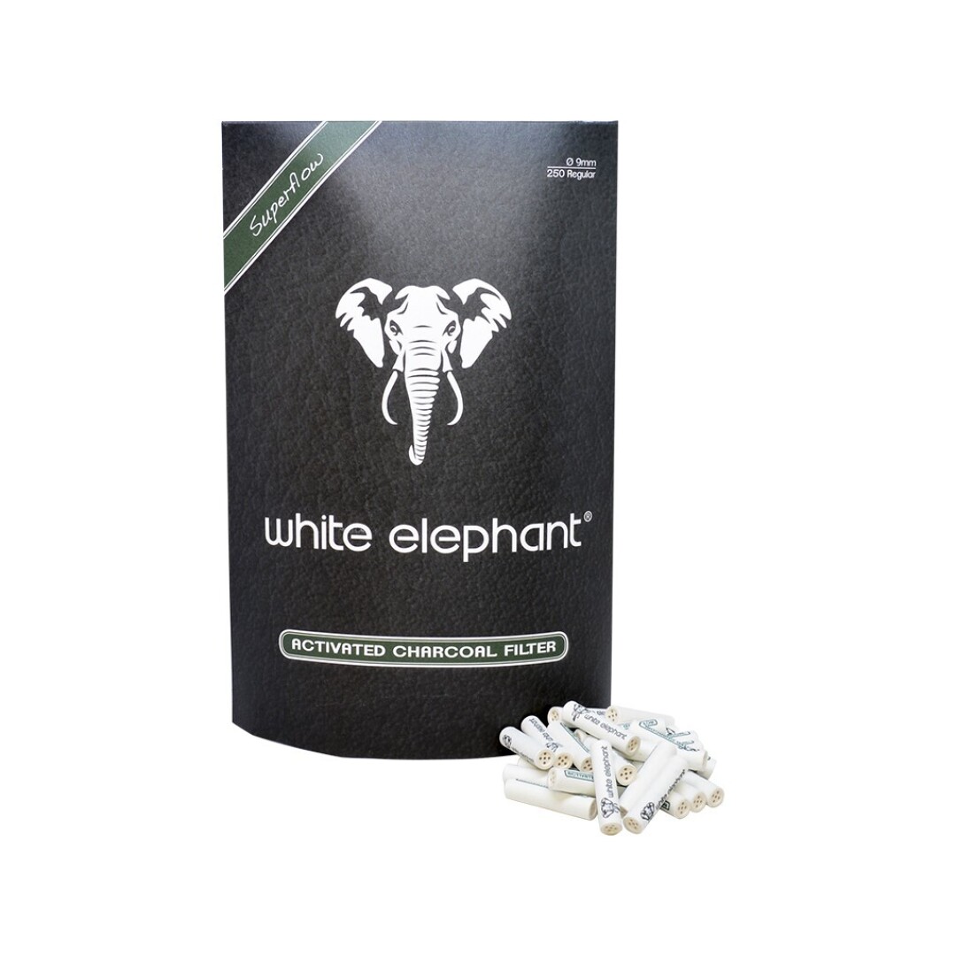 white elephant aktiv filters 9mm jumbo-box (250X)